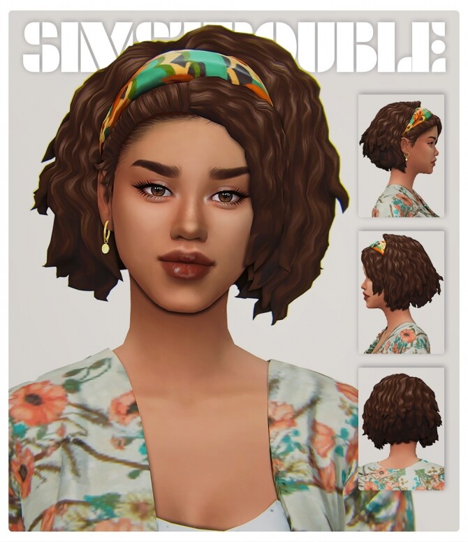 HILARY hair by SimsTrouble » Sims 4 Updates