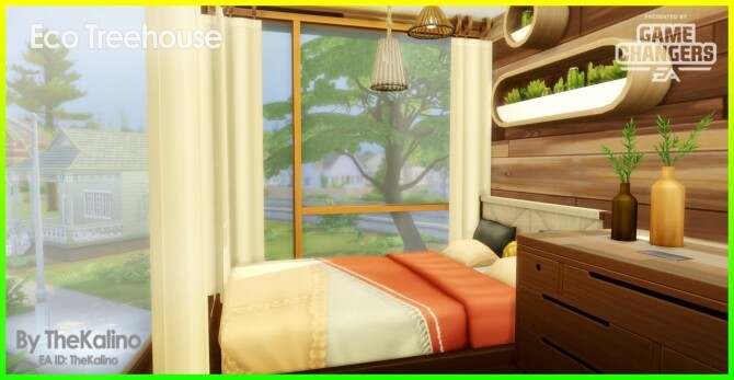 Sims 4 Eco Treehouse at Kalino