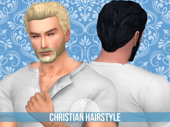 Sims 4 Christian Hair for males at Sonya Sims