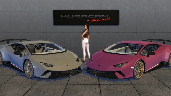 Sims 4 Lamborghini Huracan Performante at LorySims