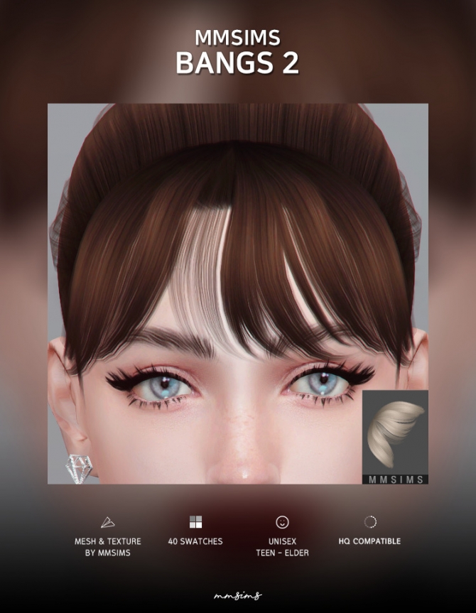 Bangs 2 at MMSIMS " Sims 4 Updates.