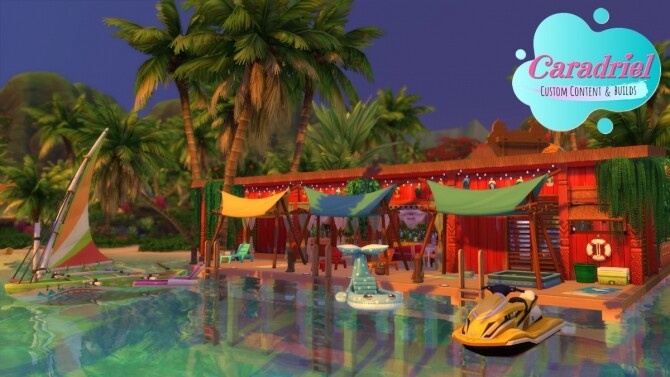 Sims 4 Sulani Ohanali Beach No CC by Caradriel at Mod The Sims