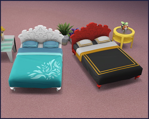 Sims 4 Bed frame recolors at CappusSims4You