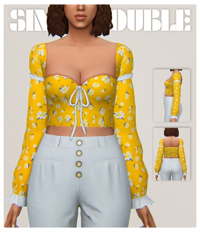 Sims 4 MOONCHILD blouse at SimsTrouble