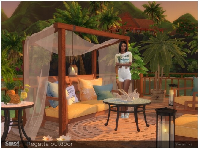 Sims 4 Regatta outdoor set by Severinka at TSR