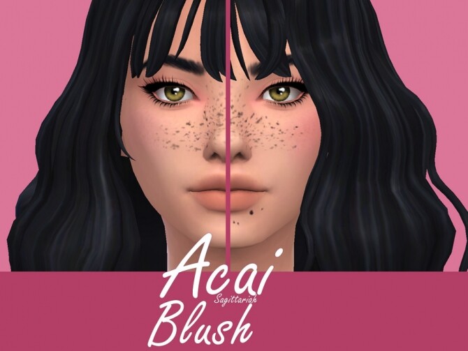 Sims 4 Acai Blush by Sagittariah at TSR