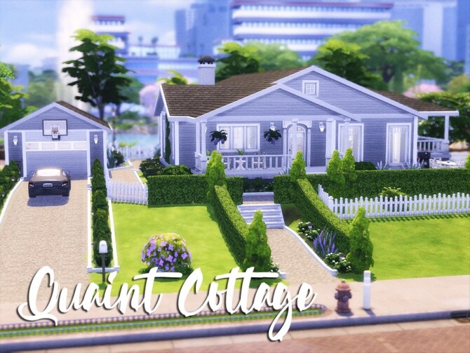 Sims 4 Quaint Cottage by xogerardine at TSR