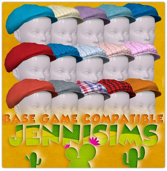 Sims 4 HAT BASE GAME COMPATIBLE at Jenni Sims