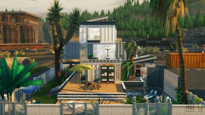 Sims 4 EcoTriplex house at Mister Glucose