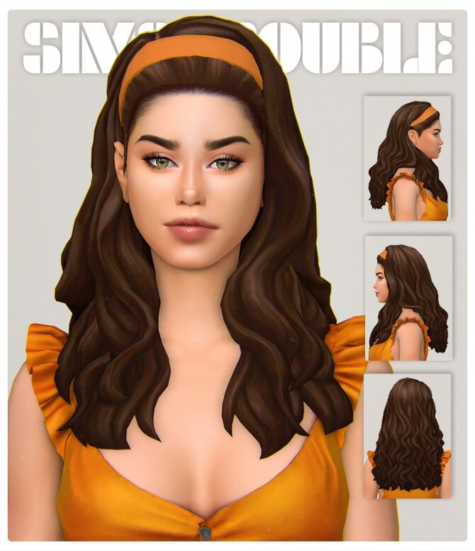Sims 4 SHELLY hair at SimsTrouble
