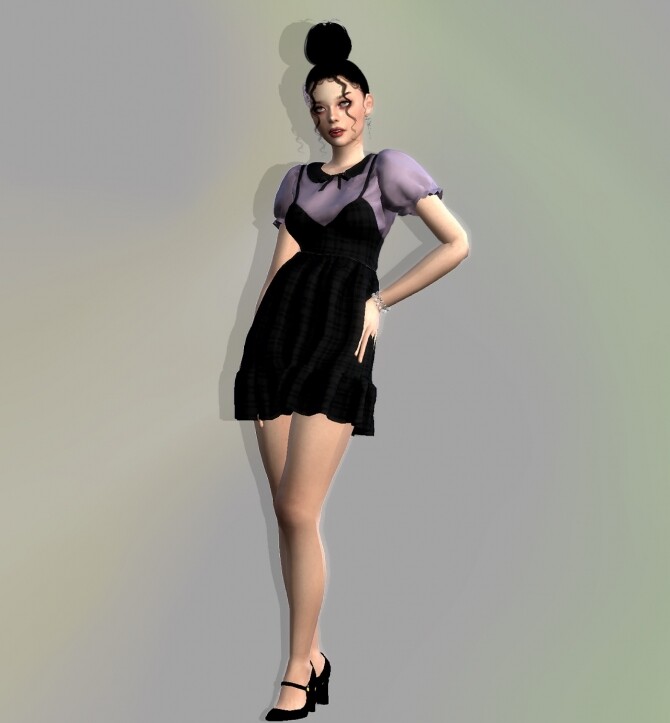 Sims 4 Angelika Dress at EvellSims