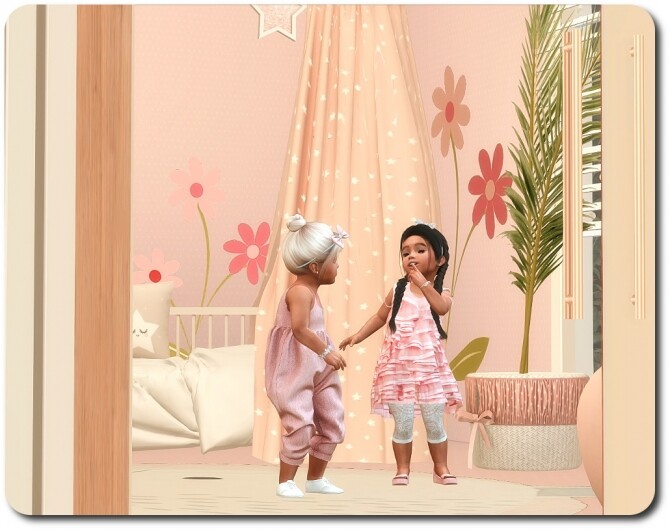 Sims 4 Designer Dress for Toddler Girls TS4 at Sims4 Boutique
