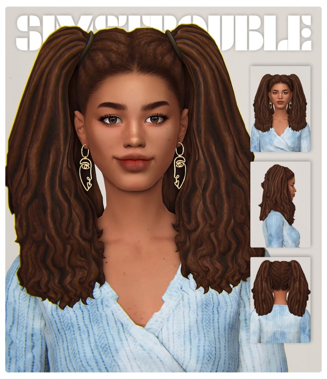 TILLY hair at SimsTrouble » Sims 4 Updates