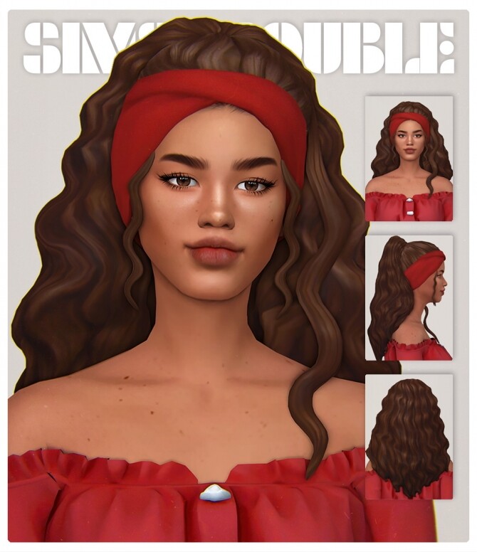 Sims 4 LUNA hair at SimsTrouble