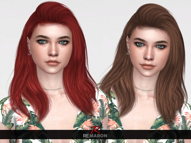 Sims 4 TZ0607 Hair Retexture by remaron at TSR