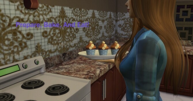 Sims 4 Banana Cinnamon Dolce Cupcakes by Laurenbell2016 at Mod The Sims