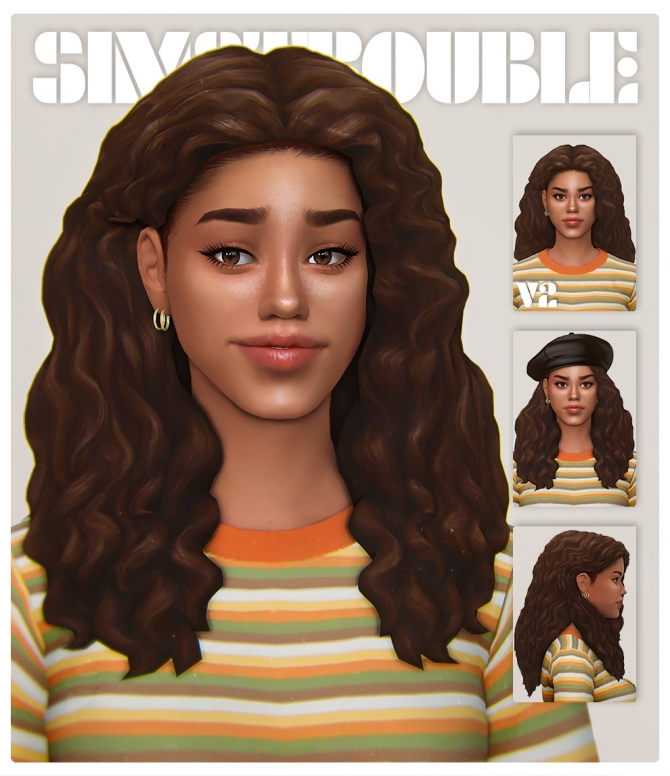 DELTA hair at SimsTrouble » Sims 4 Updates