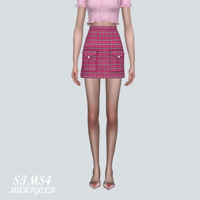 Sims 4 2 Pocket Mini Skirt at Marigold