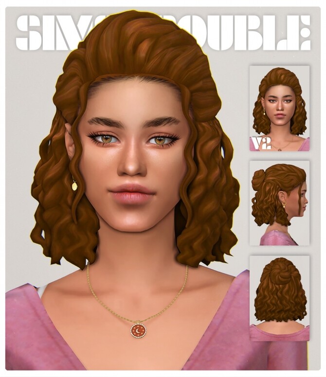 Sims 4 ANDRE hair at SimsTrouble