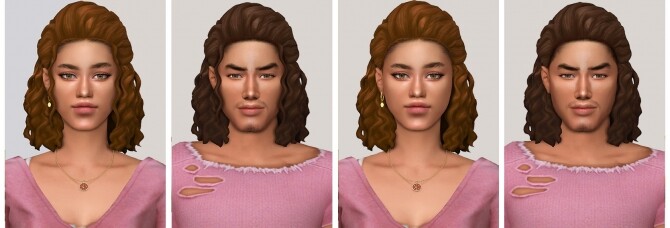 Sims 4 ANDRE hair at SimsTrouble