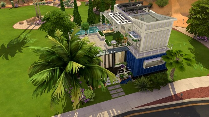 Sims 4 Container house at Mrs.MilkiSims