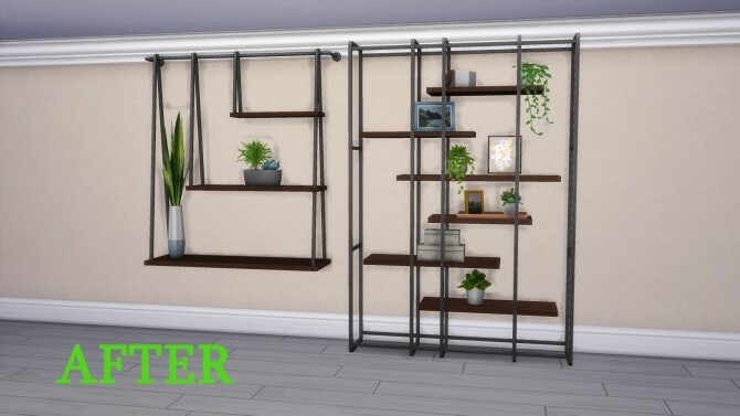 Sims 4 Eco Lifestyle Shelves Occluder Fix by simsi45 at Mod The Sims