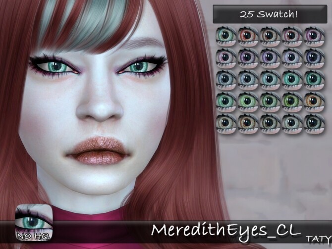 Sims 4 Meredith Eyes CL by tatygagg at TSR