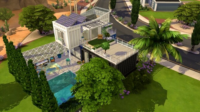 Sims 4 Container house at Mrs.MilkiSims