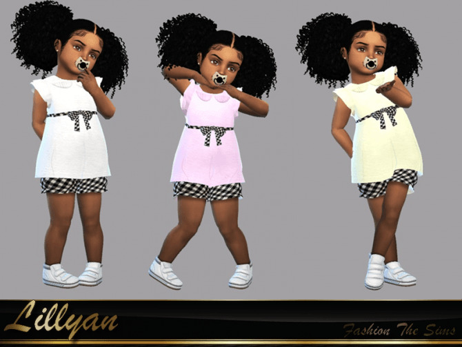 Sims 4 Baby clothes Malya by LYLLYAN at TSR