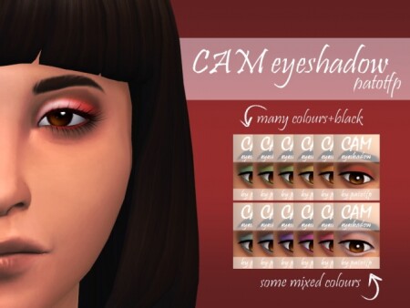 CAM eyeshadow by PatoTFP at Mod The Sims