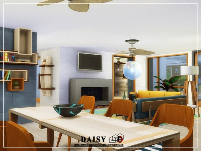 Sims 4 Daisy house by Danuta720 at TSR