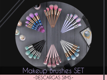 Makeup Brushes SET at Descargas Sims