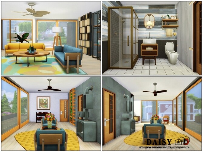 Sims 4 Daisy house by Danuta720 at TSR