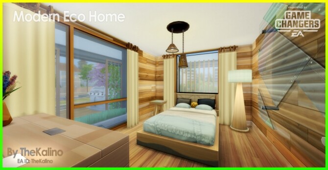 Sims 4 Modern Eco Home at Kalino