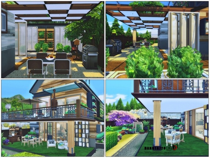 Sims 4 Fully Eco Estate by Danuta720 at TSR