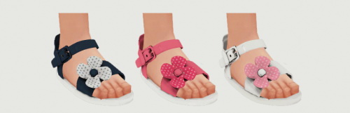 Sims 4 Aleli Sandals Kids Version 3T4 at Simiracle