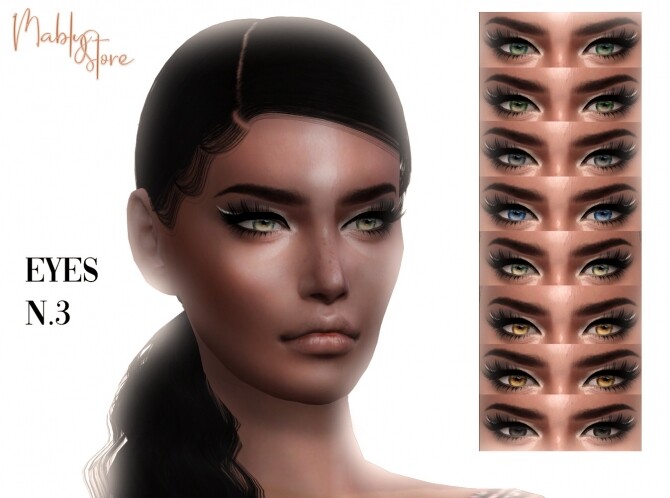 EYES N.3 at Mably Store » Sims 4 Updates