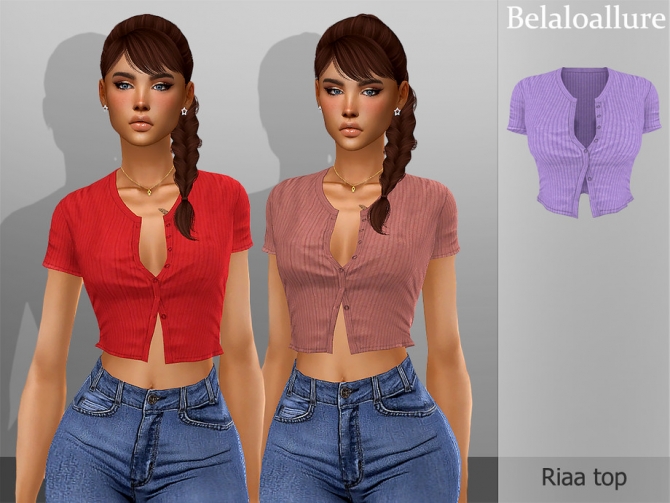 Belaloallure Riaa Top By Belal1997 At Tsr Sims 4 Updates