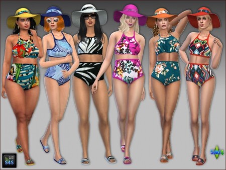 Swimsuits, hats and flip flops by Mabra at Arte Della Vita