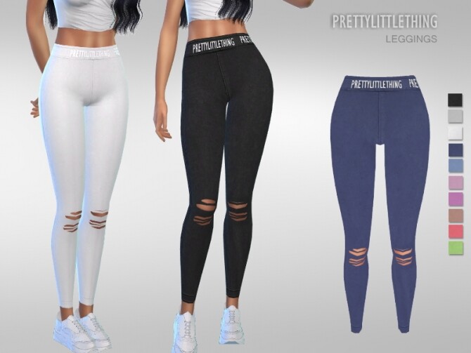 Sims 4 PrettyLittleThing Leggings by Puresim at TSR