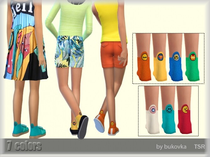Sims 4 Socks Child by bukovka at TSR