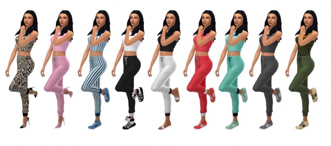 Sims 4 EP08 CUFFED JOGGERS at Sims4Sue