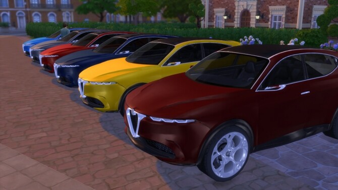 Sims 4 Alfa Romeo Tonale Concept at LorySims