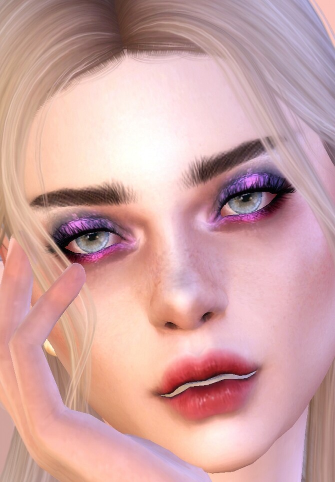 Sims 4 Magnolia Eyeshadow Set at EvellSims