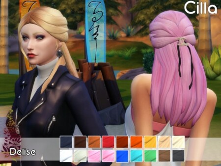 Cilla hairstyle by Delise at Sims Artists