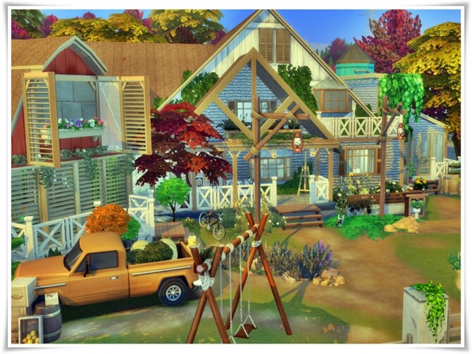 Sims 4 Family Farm House V2 NO CC by Carolisim at TSR