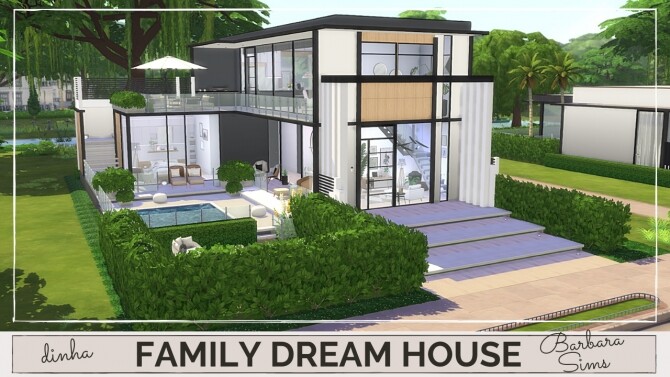 Sims 4 FAMILY DREAM HOUSE at Dinha Gamer
