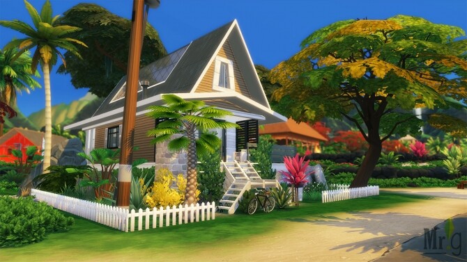 Sims 4 A Frame Starter House at Mister Glucose