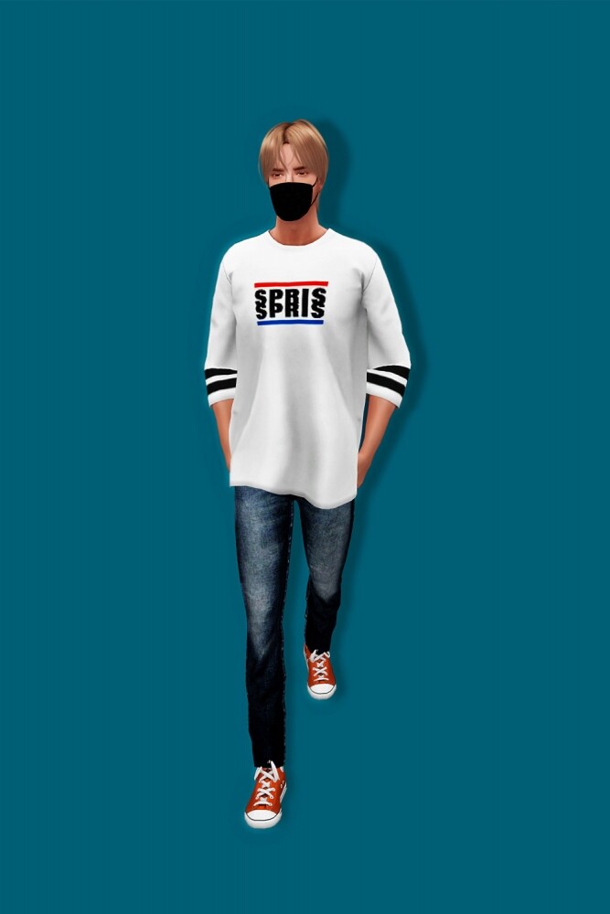 Sims 4 Brand t shirts for males at L.Sim