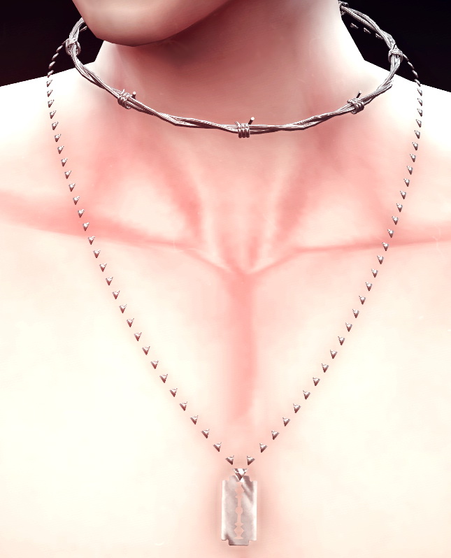 Sims 4 Male Necklace set at Chaessi